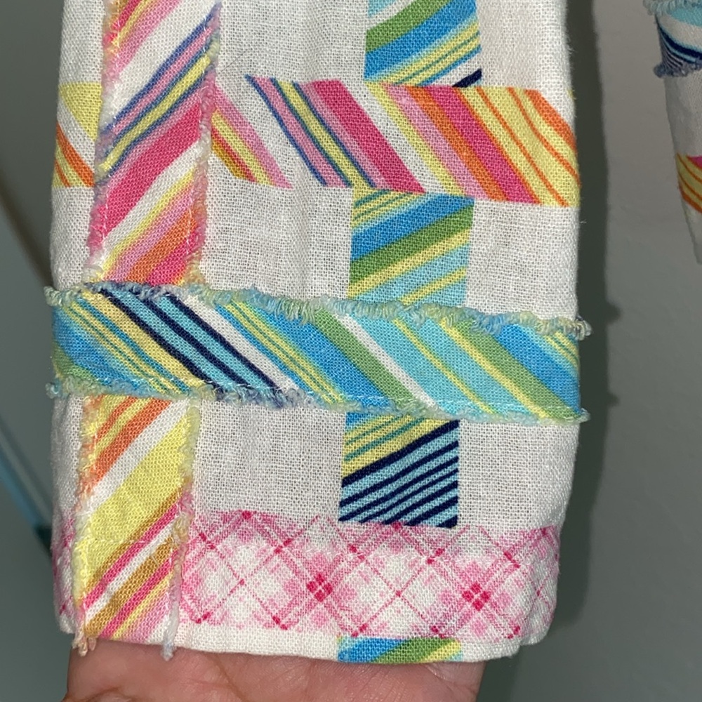 Alfred Dunner Quilt-Like Patchwork Button Down Li… - image 7